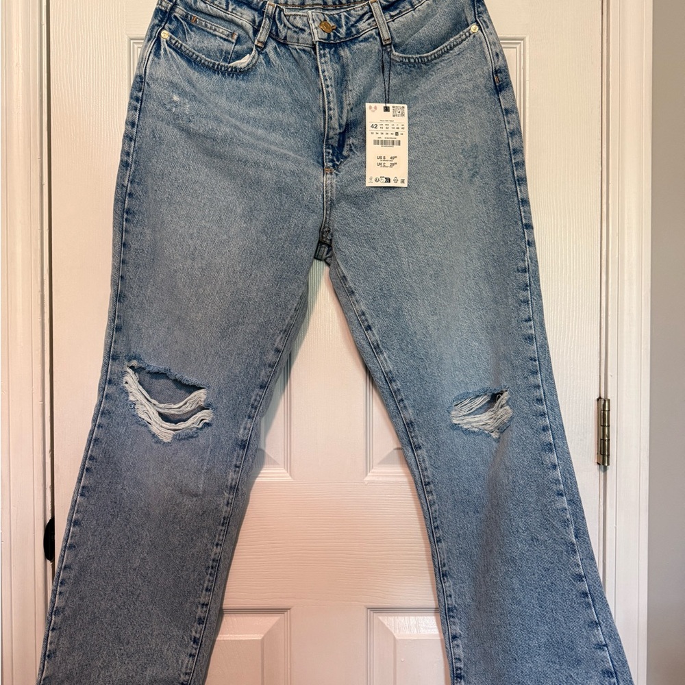 Brand NWT Zara Classic  Blue Women's Jeans